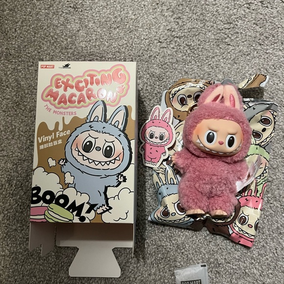 POP MART Other - Labubu Authentic Exciting Macaron The Monster Lychee Berry
